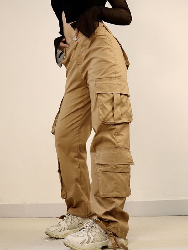 Technik Tasche Graue Cargohose-2